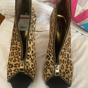 Carlos Santana fur booties brand new